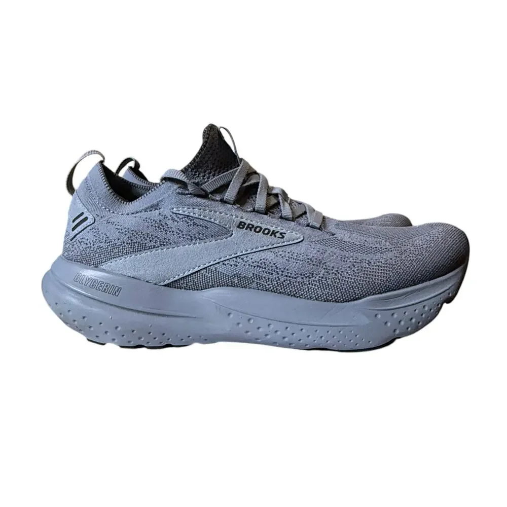 Brooks Glycerin StealthFit 21 Running Shoes Mens Blue Gray Knit Sz 11.5 - Picture 5 of 8